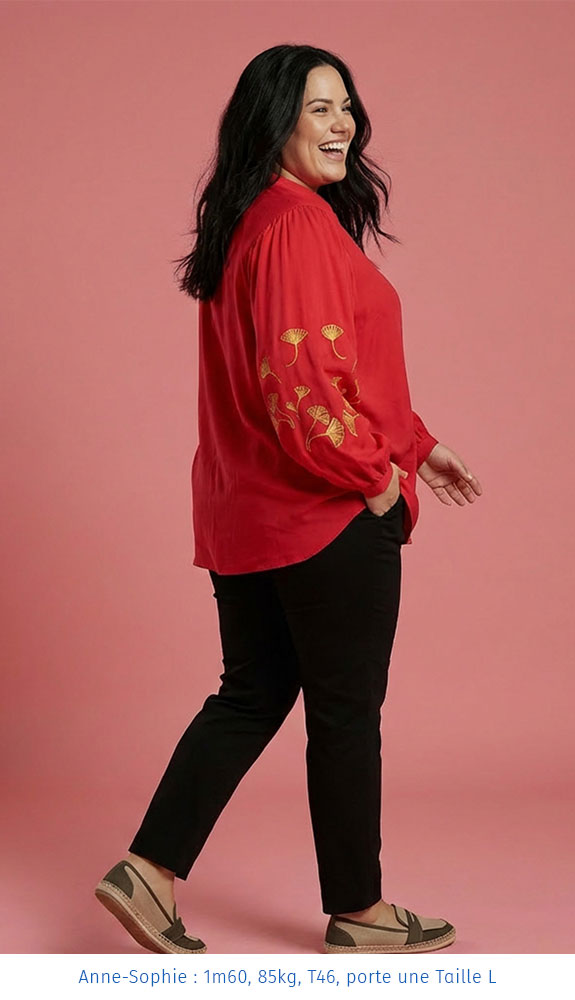 La chemise intemporelle brodée