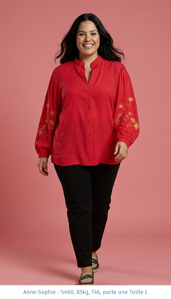 La chemise intemporelle brodée