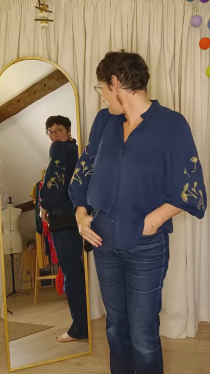 La chemise intemporelle brodée