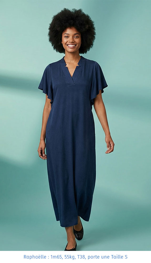 La robe contemporaine longue