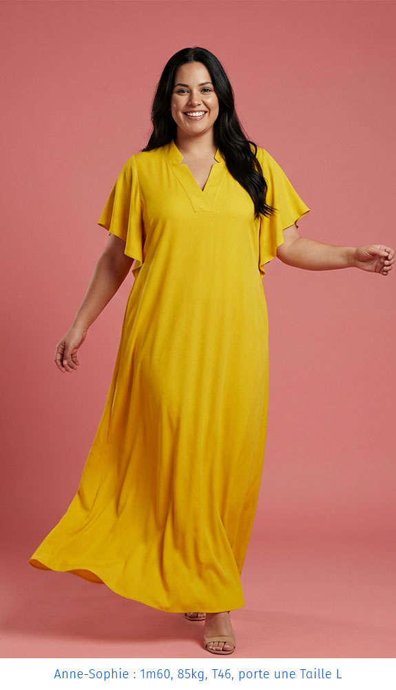 La robe contemporaine longue