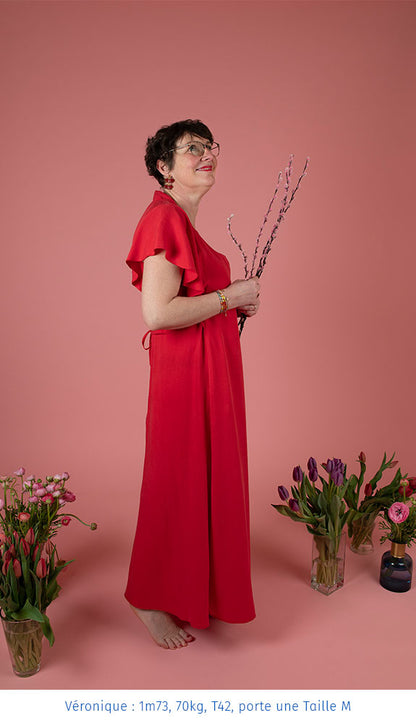 La robe contemporaine longue