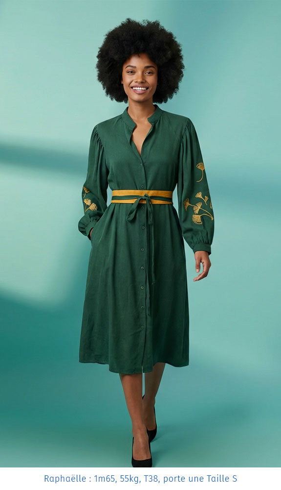 La robe intemporelle brodée